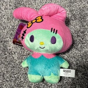 NWT Hello Kitty My Melody Frankenstein Halloween Plush